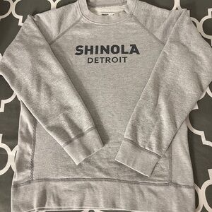 Shinola Detroit Heather Gray Crewneck